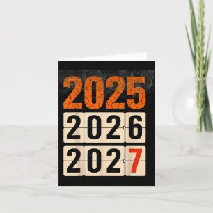 Happy 2026 2027 New Year Funny 67 Meme Six Seven M Card