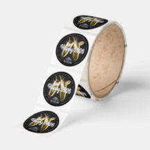 Happy 2026 Champagne Flutes Logo Client Thank You