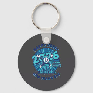 Happy 2026 New Year's Eve Celebration Design  Keychain