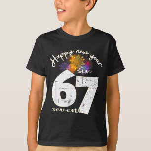 Happy 2026 New Year's Eve Party 67 Six Seven Meme  T-Shirt