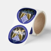 Happy 2026 QR Champagne Toast • Custom Favor Gift!