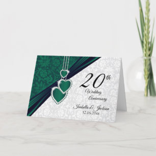 Happy 20th Anniversary Card