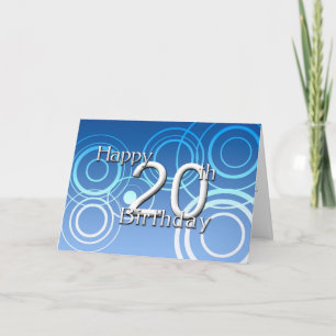 Happy 20th Birthday (birthday) Card
