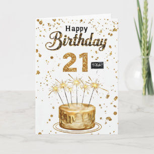 Happy 21st Birthday Card