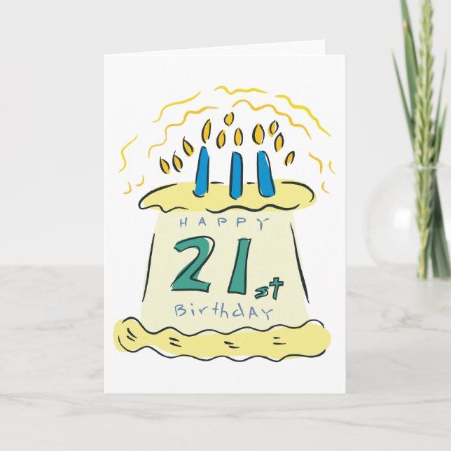 Happy 21st Birthday! Card (Front)