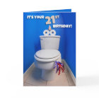 Happy 21st Birthday Toilet Potty Humour