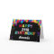 Happy 22nd Birthday Colourful Balloons Black