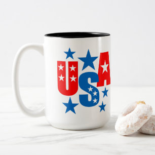 Happy 250th Anniversary America Two-Tone Coffee Mug