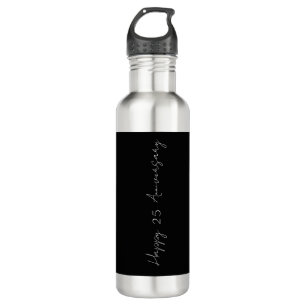 HAPPY 25th ANNIVERSARY WATER BOTTLE 