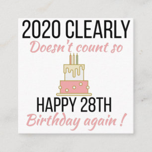 Happy 29th Birthday, Funny 29th birthday card