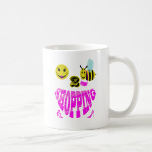 happy 2 bee shopping coffee mug