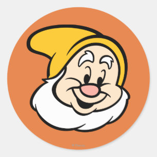 Happy 2 classic round sticker