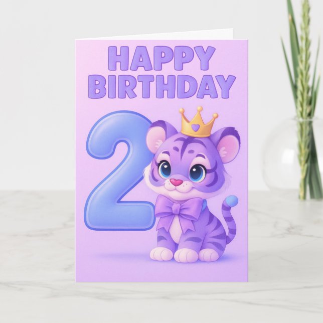 Happy 2nd Birthday Card (Front)