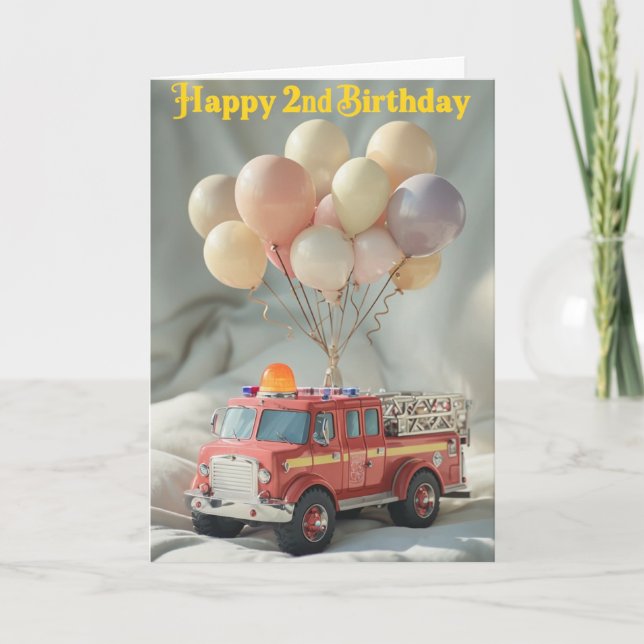 Happy 2nd Birthday Card (Front)