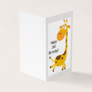 Happy 2nd Birthday - Children's Card