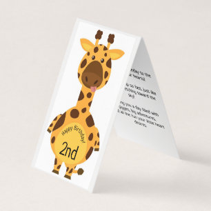 Happy 2nd Birthday - Children's Card