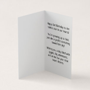 Happy 2nd Birthday - Children's Card