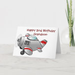 **HAPPY 2nd BIRTHDAY TO OUR GRANDSON** Card<br><div class="desc">I REALLY LOVE THIS LITTLE CARD AND HOPE YOU LIKE IT ENOUGH FOR ***YOUR SPECIAL LITTLE BOY AND GRANDSON*** IF YOU WISH CHECK OUT THE MATCHING PILLOW AT THIS STORE :) and CHANGE THE AGE IN A FEW SECONDS :)</div>