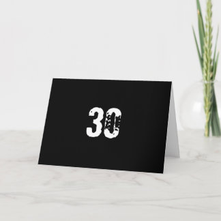 Happy 30th Birthday Card