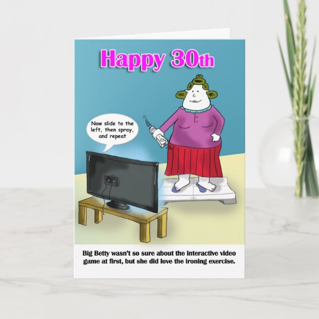 Happy 30th Birthday Card (Front)