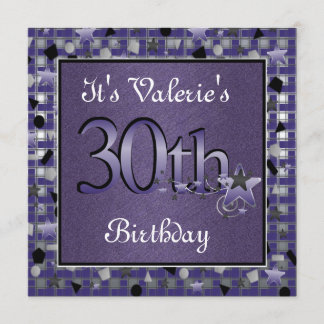 Happy 30th Birthday Party Invitation