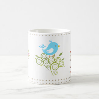 Happy 3 Birds in Seasons Mug
