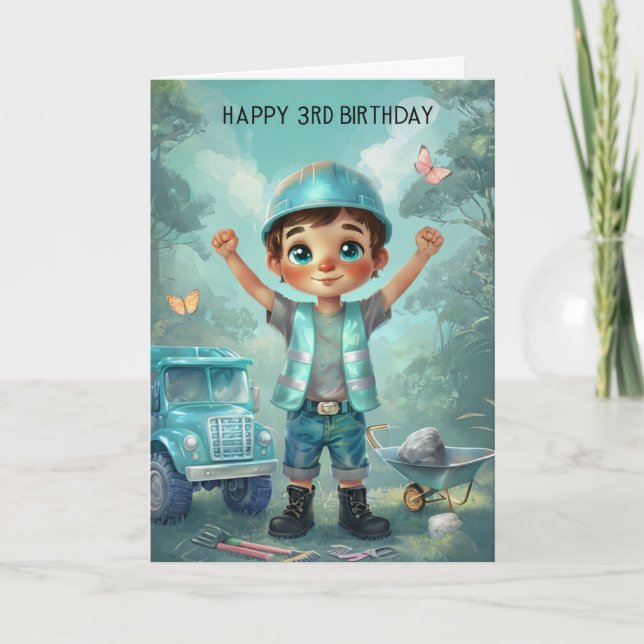 Happy 3rd Birthday Card (Front)