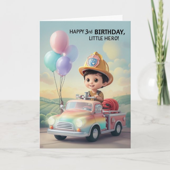 Happy 3rd Birthday Card (Front)