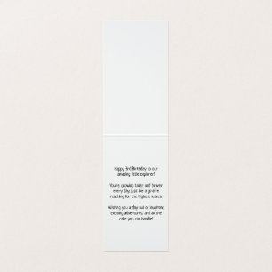 Happy 3rd Birthday - Children's Card