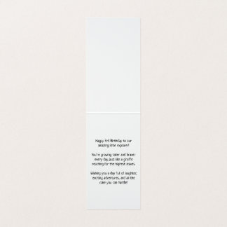 Happy 3rd Birthday - Children's Card