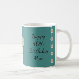 Happy 40th Birthday Mom Coffee Mug