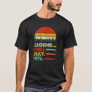 Happy 46th Birthday 46 Year Old Awesome Since July T-Shirt