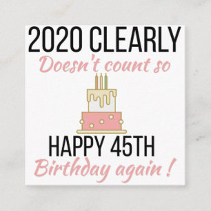 Happy 46th Birthday, Funny 46th birthday card