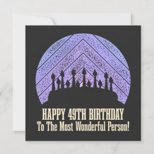 Happy 49th Birthday wishing saying quote Save The Date
