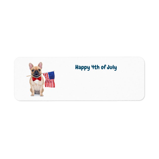 Happy 4 juillet French Bulldog (Devant)