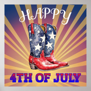 Happy 4 juillet Poster