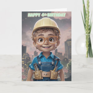 Happy 4th Birthday Card
