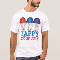 Happy 4th Fourth of July Italian Shaved Water Ice