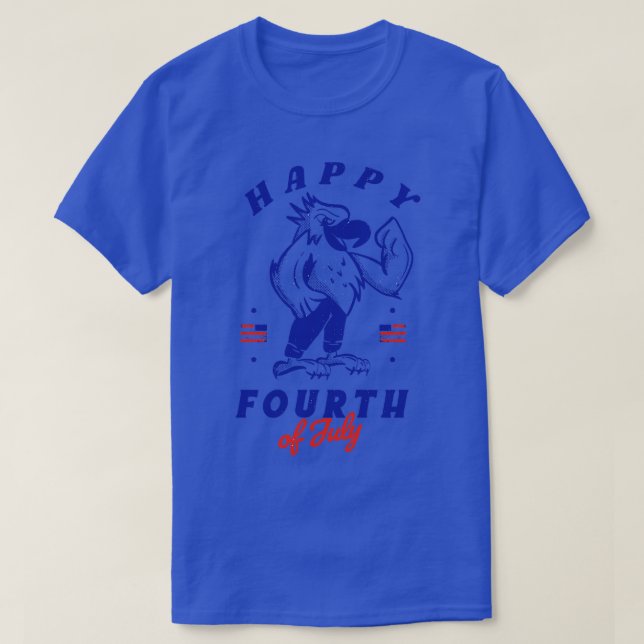 Happy 4th July (2) T-Shirt (Design Front)