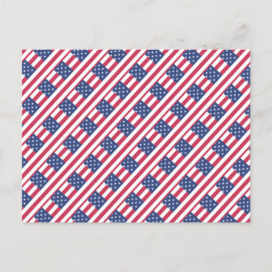 Happy 4th July Independence Day Postcard