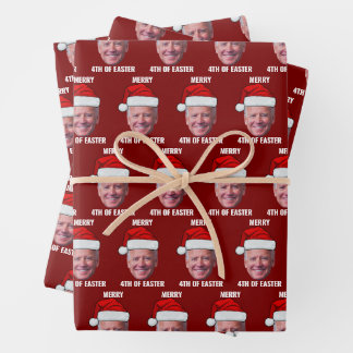Happy 4th Of Easter Christmas Wrapping Paper Sheet