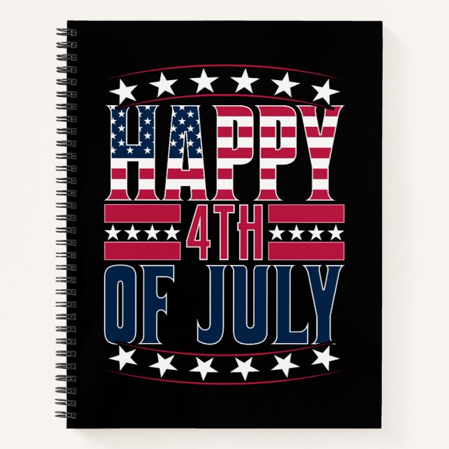 Happy 4th of July-69413 Notebook (Front)