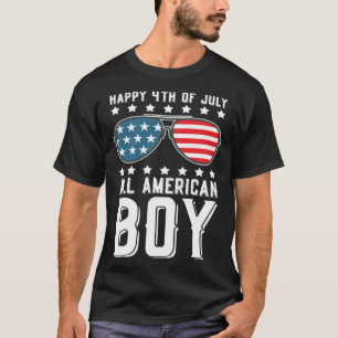 Happy 4th of July All American Boy T-Shirt