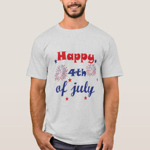 Happy 4th of July America Celebrating Freedom  T-Shirt