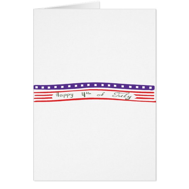 Happy 4th of July American Flag (Front)