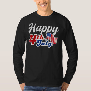 Happy 4th Of July American Flag Usa  4th Of July T-Shirt