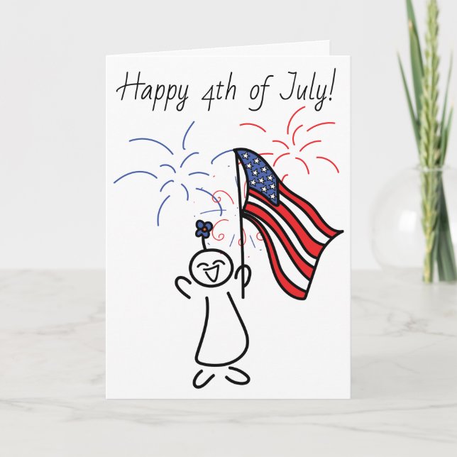 Happy 4th of July! Card (Front)