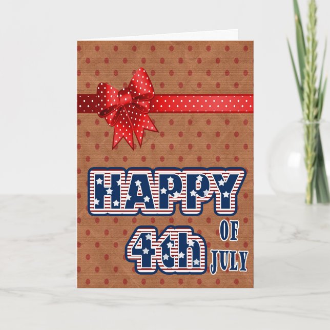 happy 4th of July Cards (Front)