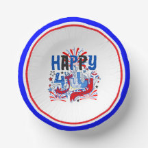 Happy 4th of July Celebration Custum Text