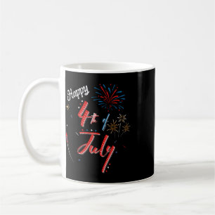 Happy 4th Of July Cool Independence Day Men Women Coffee Mug
